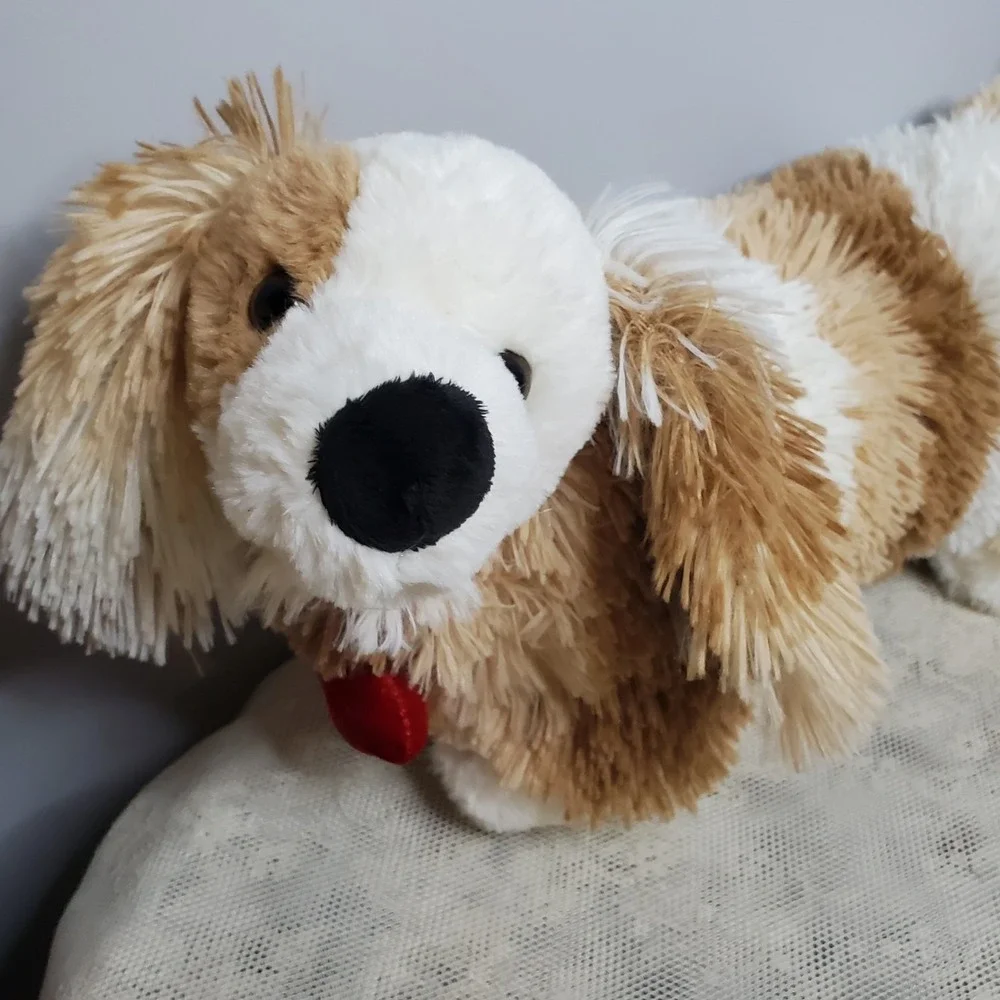Dan Dee Collectors Choice Valentine's Dachshund Dog w/Red Heart‎ Color Plush 18
